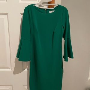 Green midi Calvin Klein dress